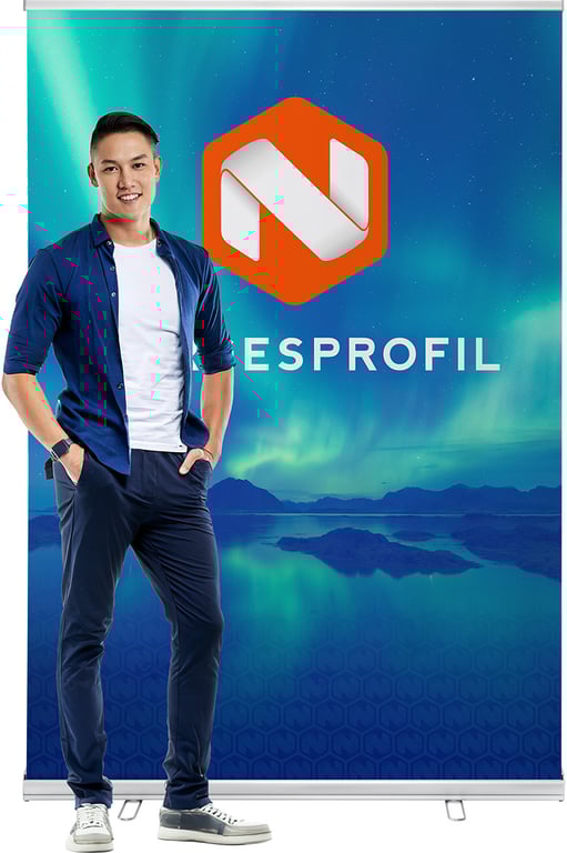 Produktbilde for Roll up 150 cm med bæreveske