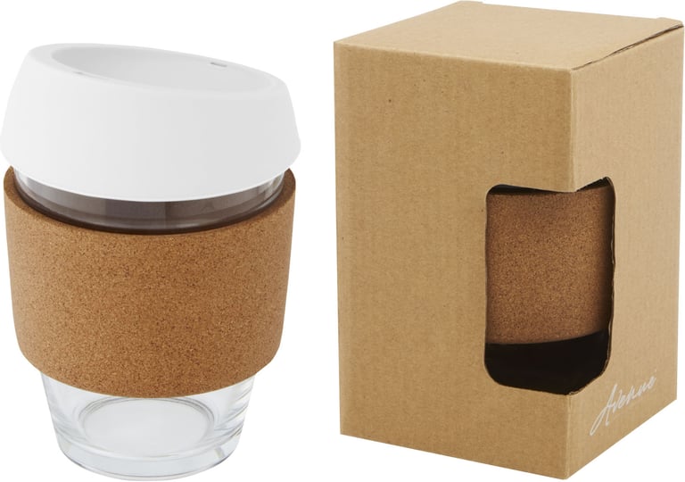 Produktbilde for Lidan 360 ml Borosilikatglass med korkgrep Termokopp