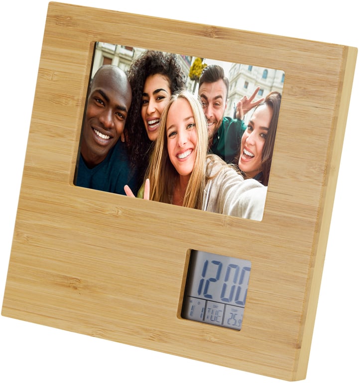 Produktbilde for Sasa Bambus Fotoramme med Termometer