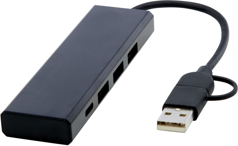 Produktbilde for Tekiō Rise RCS Resirkulert Aluminium USB 2.0 Hub 