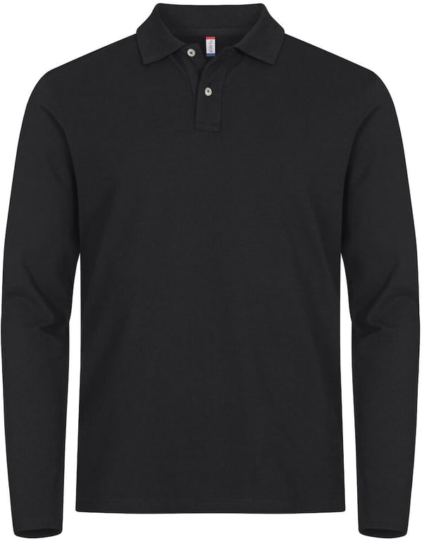 Produktbilde for Clique Stretch Premium Langermet Poloskjorte