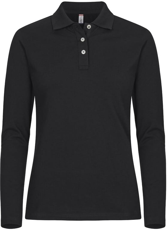 Produktbilde for Clique Stretch Premium Langermet Poloskjorte Dame