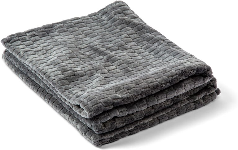 Produktbilde for Kosta Linnewäfveri Jaquard Fleece Pledd