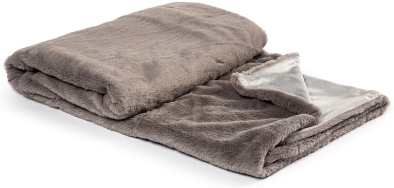 Produktbilde for Kosta Linnewäfveri Nordby Fuskepels Pledd