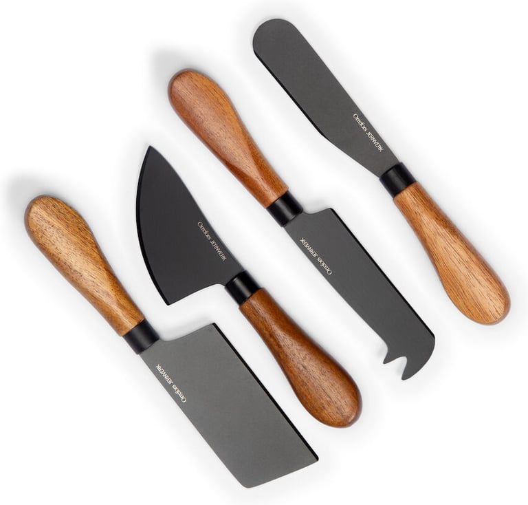 Produktbilde for Örrefors Jernverk 4 stk Ostekniver