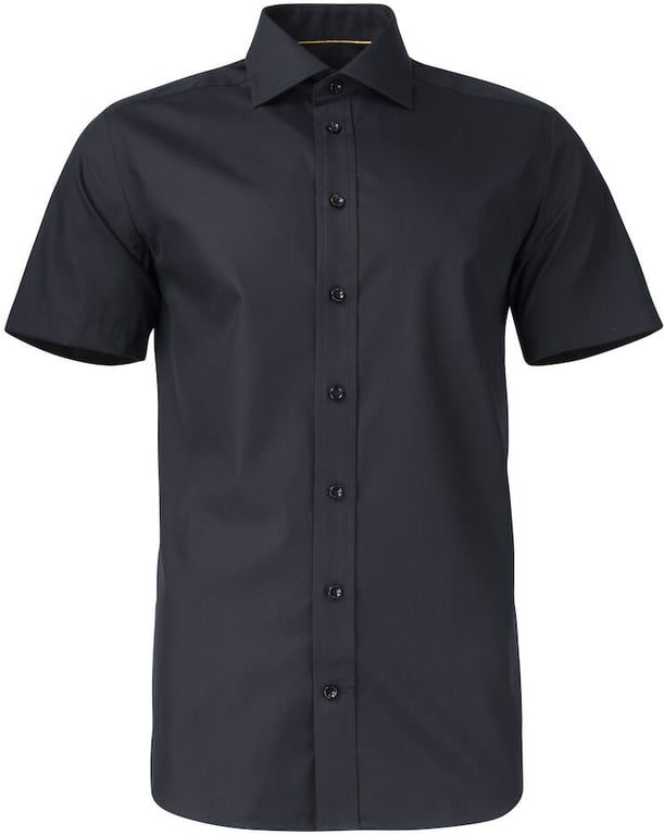 Produktbilde for J. Harvest & Frost Yellow Bow 50 Kort Erm Slim Fit Skjorte