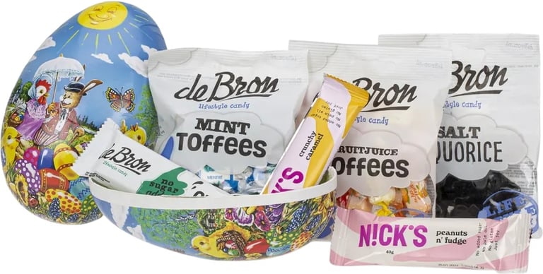 Produktbilde for Sukkerfri Påskeegg 18 cm