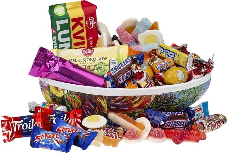 Produktbilde for Påskeegg 23 cm Smågodt Og IPB 850G