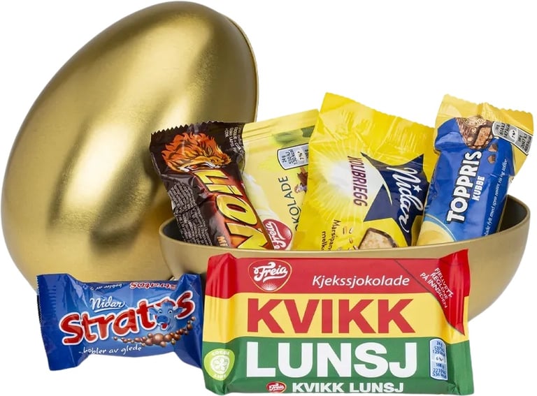 Produktbilde for Gullegg 15 cm Med Påskeklassikere