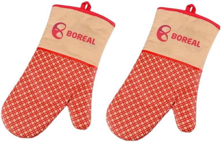 Produktbilde for Evonne Bomull Grytevotter med Anti-Slip Silikongrep
