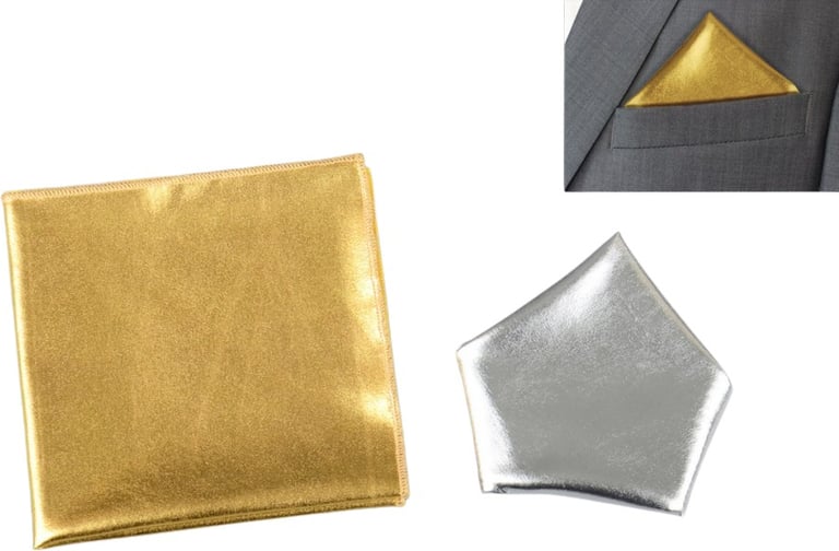 Produktbilde for Metallisk Lommetørkle