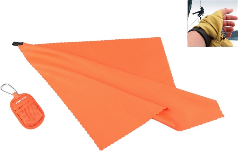 Produktbilde for Sola Microfiber Håndkle med Karabinkrok