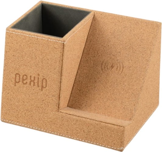 Produktbilde for Thalia Kork 10W Trådløs Ladeplate med Penneholder