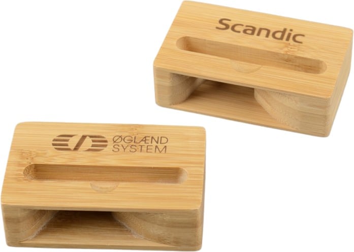 Produktbilde for Amber Bambus Stativ til Mobil med Lydforsterker