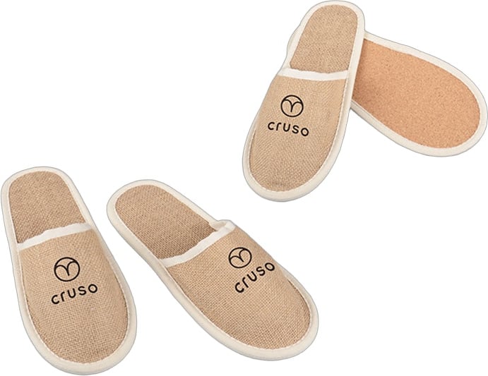 Produktbilde for Jademark Jute Hotellslippers