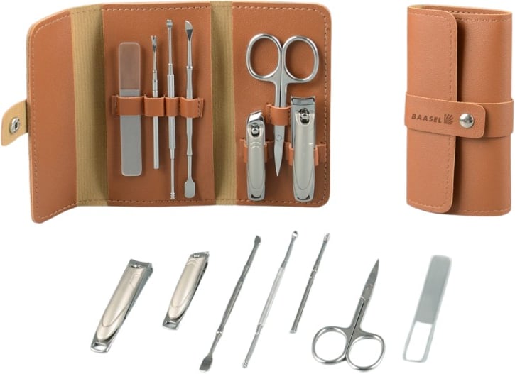 Produktbilde for Kajani PU Lær Manikyrsett