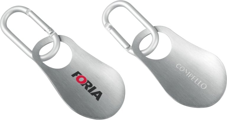 Produktbilde for Ferrand Rustfritt Stål Skohorn med Karabinkrok