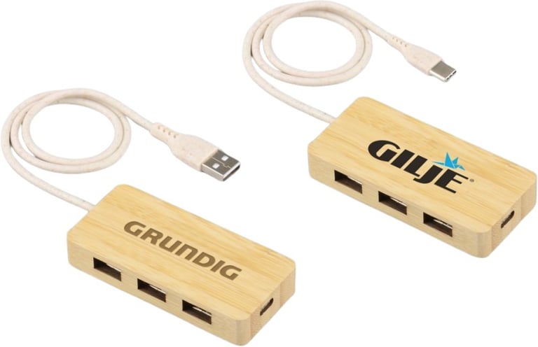 Produktbilde for Como Bambus USB Hub