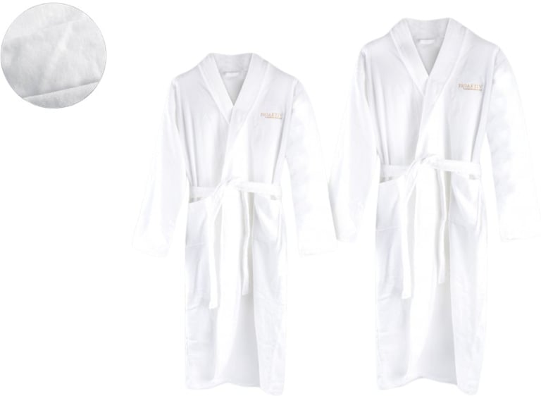 Produktbilde for Noa Bomull Velour og Frotté Badekåpe