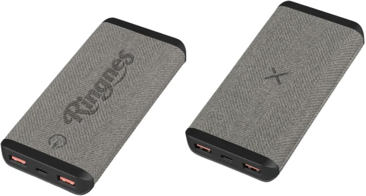 Produktbilde for Bucharest 10.000 mAh Lær Trådløs Powerbank