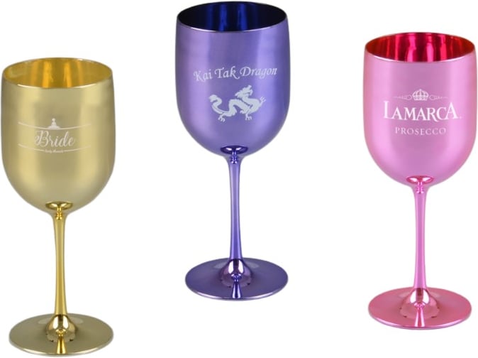 Produktbilde for Haag 480 ml Plast Vinglass med Skinnende Finish