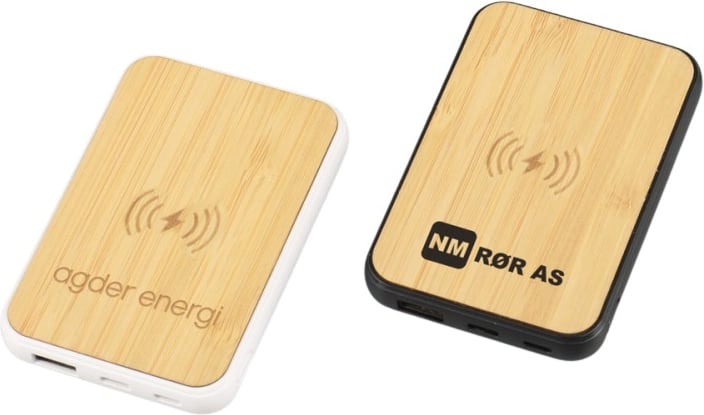 Produktbilde for Camden 5000 mAh Bambus Trådløs Powerbank