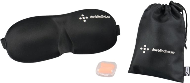 Produktbilde for rPET 3D Sovemaske og Ørepropper