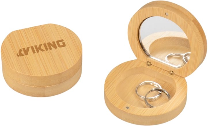 Produktbilde for Miskol Bambus Smykkeskrin med Lommespeil