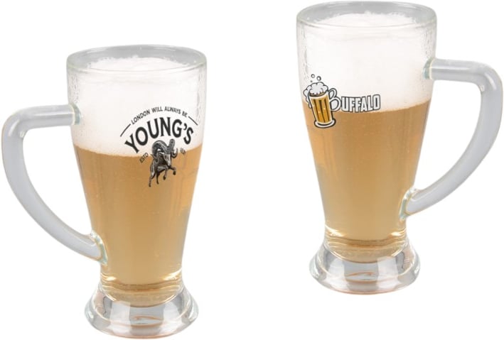 Produktbilde for Baton 380 ml Glass Ølkrus med Håndtak