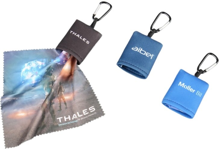 Produktbilde for Brynhild rPET Brilleklut i Neoprenholder