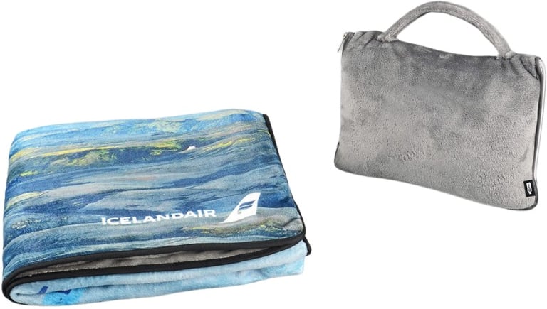 Produktbilde for Alvo RPET Fullfargetrykket Reisepledd og Pute