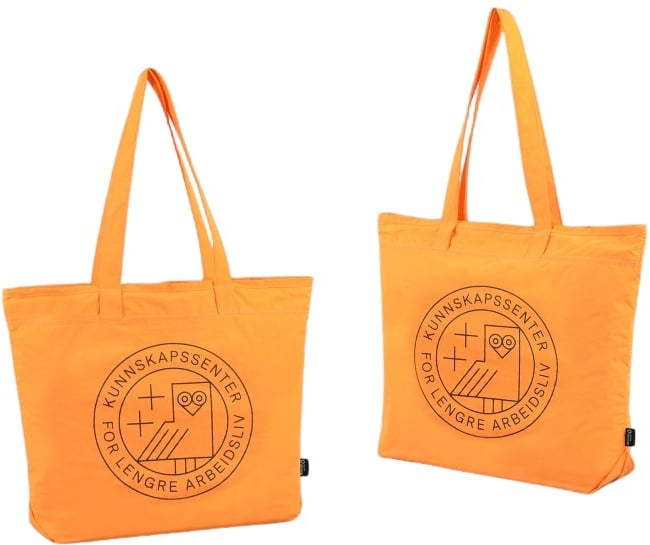 Produktbilde for Bente Resirkulert Nylon 27L Shoppingbag med Glidelås