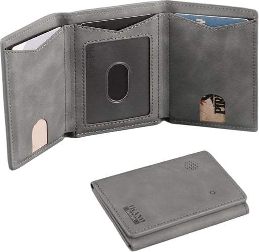 Produktbilde for Lauder Resirkulert PU Lommebok med Sporing