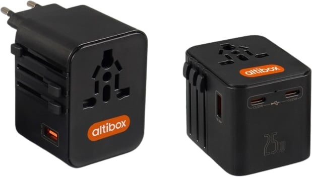 Produktbilde for 25W PD Reiseadapter med USB-A og USB-C