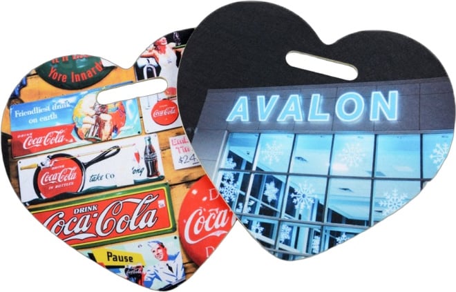 Produktbilde for Hejresett Filt Hjerteformet Sitteunderlag