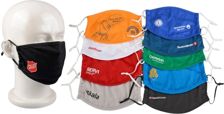 Produktbilde for Rozen Bomull To-lags Ansiktsmaske