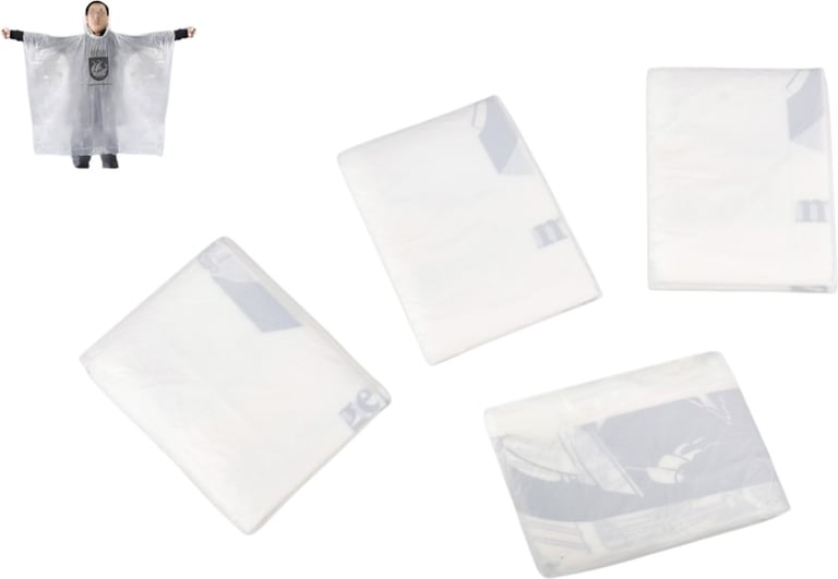 Produktbilde for PLA Nedbrytbar Regnponcho