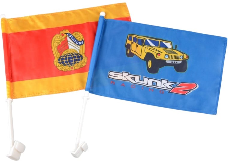 Produktbilde for Clip-on Vindusflagg til Bil