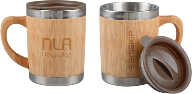 Produktbilde for Ariana 300 ml Bambus Termokopp med Håndtak