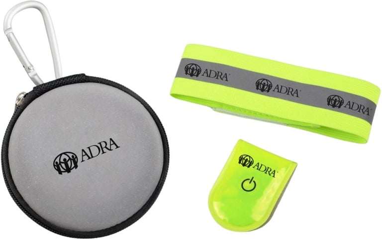 Produktbilde for Kansas Refleks Sett med Refleksbånd og LED-klips