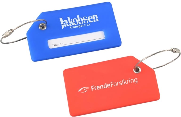 Produktbilde for Adelen Silikon Bagasjelapp