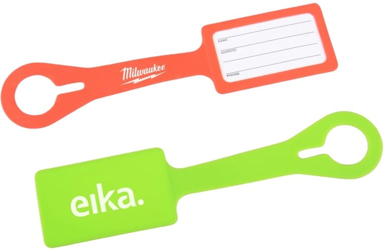 Produktbilde for Guido Rektangulær Silikon Bagasjelapp