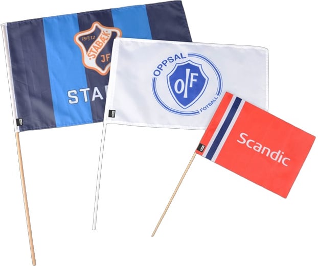 Produktbilde for Sølvberg RPET Håndholdt Støtteflagg