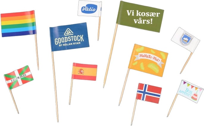 Produktbilde for Reinly Tannpirkerflagg