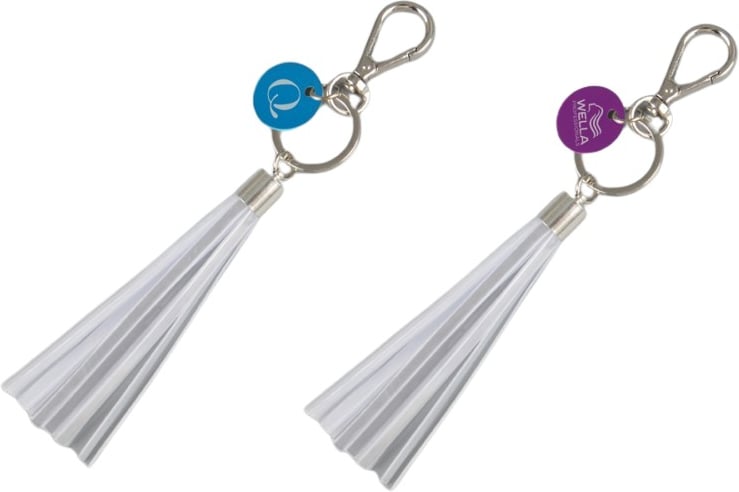 Produktbilde for Rockford Refleks Nøkkelring med Metallmerke