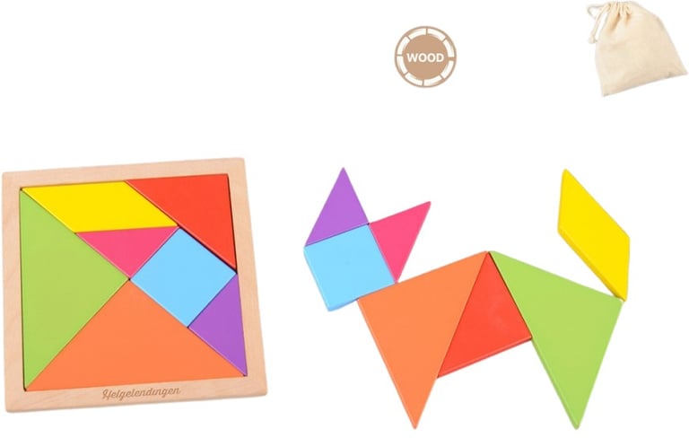 Produktbilde for Kosice Tre Tangram Puslespill