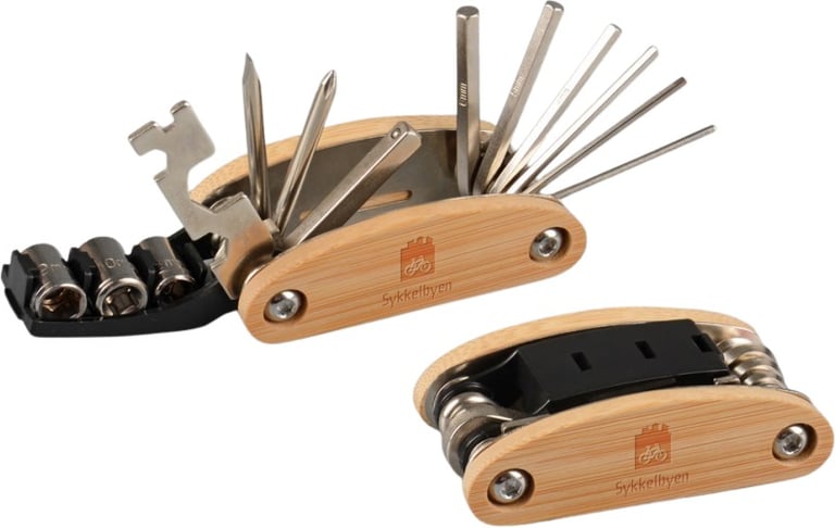 Produktbilde for Almara Bambus 16-i-1 Multiverktøysett til Sykkel