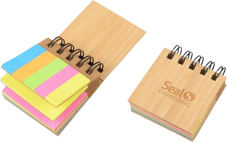 Produktbilde for Alva Bambus Notatlapper med Spiralbok