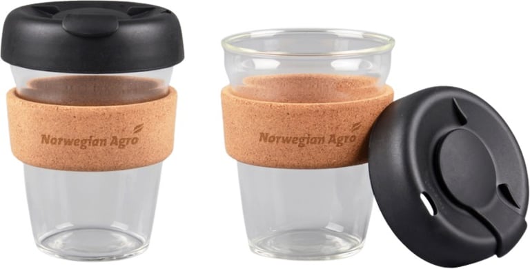 Produktbilde for Hazel 350 ml Glasskopp med Kork-grep