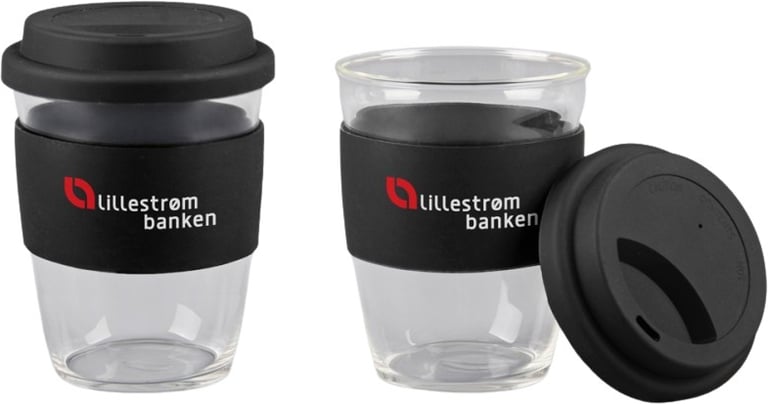 Produktbilde for Tatum 350 ml Glasskopp med Silikongrep